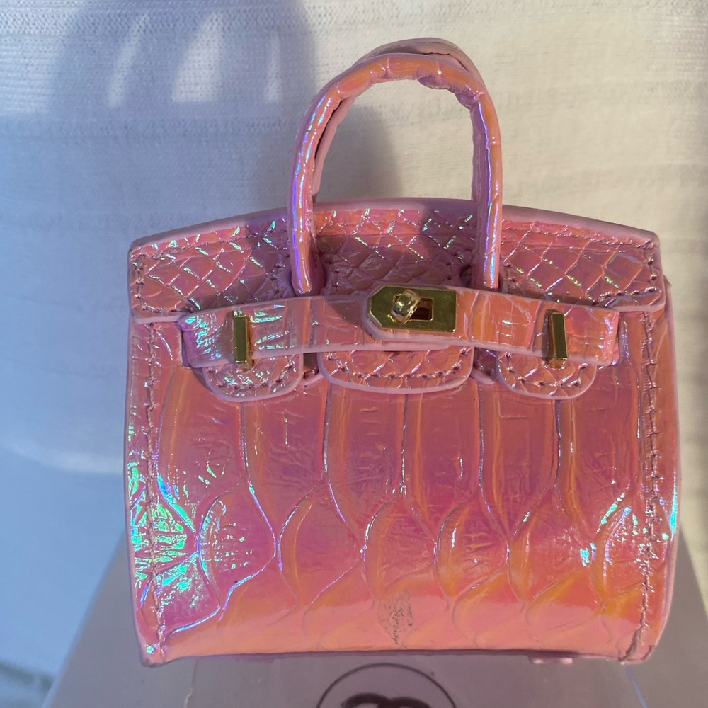 Luxury Mini Bag Keychain, Bag Charm or AirPod case